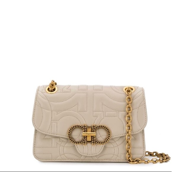 Salvatore Ferragamo Handbags - Salvatore Ferragamo Leather Gancini Quilted Bag